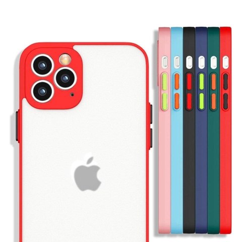 Milky Case silikonowe elastyczne półprzezroczyste etui do Xiaomi Redmi Note 10 / Redmi Note 10S czerwony Milky Case silikonowe elastyczne półprzezroczyste etui do Xiaomi Redmi Note 10 / Redmi Note 10S czerwony