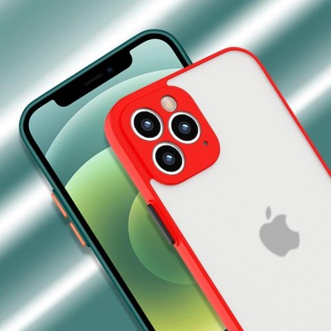 Milky Case silikonowe elastyczne półprzezroczyste etui do Xiaomi Redmi Note 10 / Redmi Note 10S czerwony Milky Case silikonowe elastyczne półprzezroczyste etui do Xiaomi Redmi Note 10 / Redmi Note 10S czerwony