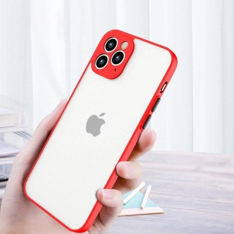 Milky Case silikonowe elastyczne półprzezroczyste etui do Xiaomi Redmi Note 10 / Redmi Note 10S czerwony Milky Case silikonowe elastyczne półprzezroczyste etui do Xiaomi Redmi Note 10 / Redmi Note 10S czerwony