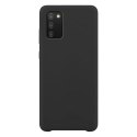Silicone Case elastyczne silikonowe etui pokrowiec Samsung Galaxy A03s czarny Silicone Case elastyczne silikonowe etui pokrowiec Samsung Galaxy A03s czarny