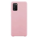Silicone Case elastyczne silikonowe etui pokrowiec Samsung Galaxy A03s różowy Silicone Case elastyczne silikonowe etui pokrowiec Samsung Galaxy A03s różowy
