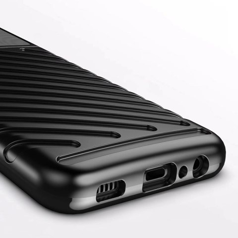 Thunder Case elastyczne pancerne etui pokrowiec Samsung Galaxy A03s czarny Thunder Case elastyczne pancerne etui pokrowiec Samsung Galaxy A03s czarny