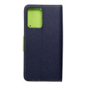 Kabura FANCY Book do XIAOMI Redmi Note 12 5G granatowo limonkowy Kabura FANCY Book do XIAOMI Redmi Note 12 5G granatowo limonkowy