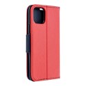 Kabura FANCY Book do IPHONE 15 Pro czerwono granatowy Kabura FANCY Book do IPHONE 15 Pro czerwono granatowy
