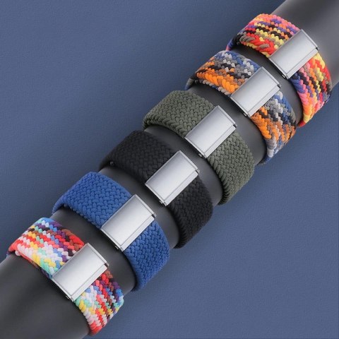 Pasek Strap Fabric do Apple Watch Ultra / 9 / 8 / 7 / 6 / SE / 5 / 4 / 3 / 2 (49 / 45 / 44 / 42mm) pleciony - pomarańczowy Pasek Strap Fabric do Apple Watch Ultra / 9 / 8 / 7 / 6 / SE / 5 / 4 / 3 / 2 (49 / 45 / 44 / 42mm) pleciony - pomarańczowy