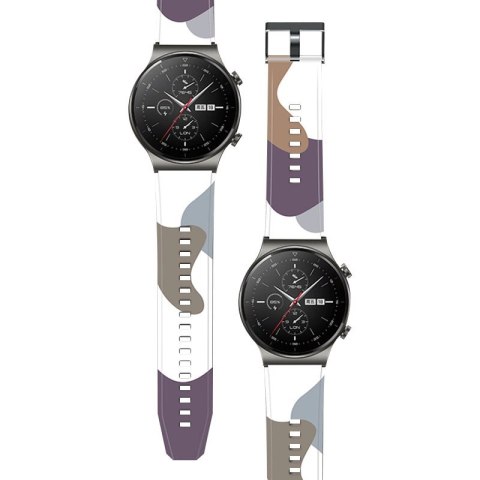 Strap Moro opaska do Huawei Watch GT2 Pro silikonowy pasek bransoletka do zegarka wzór 10 Strap Moro opaska do Huawei Watch GT2 Pro silikonowy pasek bransoletka do zegarka wzór 10