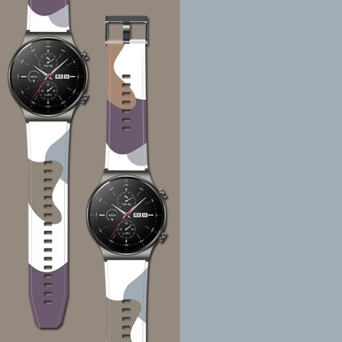 Strap Moro opaska do Huawei Watch GT2 Pro silikonowy pasek bransoletka do zegarka wzór 10 Strap Moro opaska do Huawei Watch GT2 Pro silikonowy pasek bransoletka do zegarka wzór 10