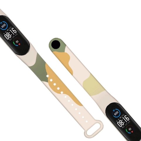 Strap Moro opaska do Xiaomi Mi Band 4 / Mi Band 3 silikonowy pasek bransoletka do zegarka wzór 10 Strap Moro opaska do Xiaomi Mi Band 4 / Mi Band 3 silikonowy pasek bransoletka do zegarka wzór 10