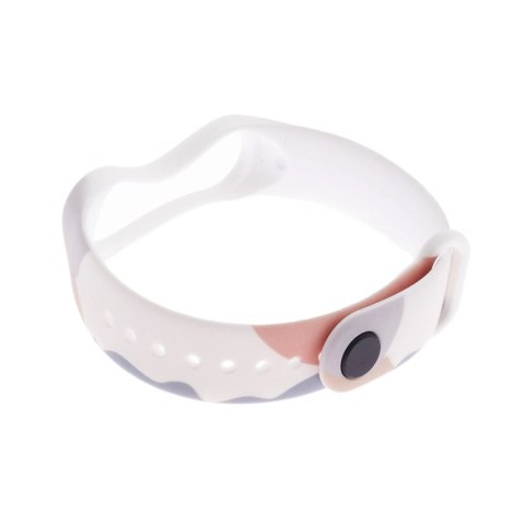 Strap Moro opaska do Xiaomi Mi Band 4 / Mi Band 3 silikonowy pasek bransoletka do zegarka wzór 12 Strap Moro opaska do Xiaomi Mi Band 4 / Mi Band 3 silikonowy pasek bransoletka do zegarka wzór 12