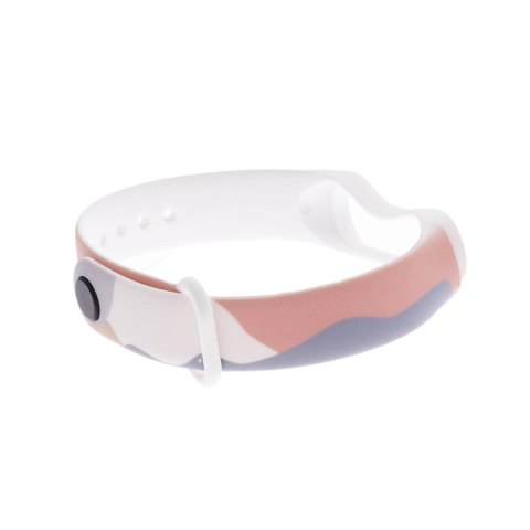 Strap Moro opaska do Xiaomi Mi Band 4 / Mi Band 3 silikonowy pasek bransoletka do zegarka wzór 12 Strap Moro opaska do Xiaomi Mi Band 4 / Mi Band 3 silikonowy pasek bransoletka do zegarka wzór 12