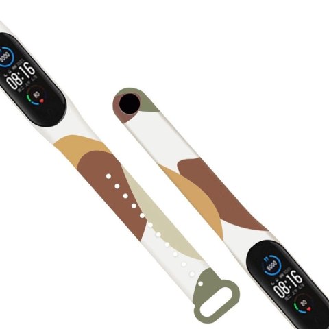 Strap Moro opaska do Xiaomi Mi Band 4 / Mi Band 3 silikonowy pasek bransoletka do zegarka wzór 13 Strap Moro opaska do Xiaomi Mi Band 4 / Mi Band 3 silikonowy pasek bransoletka do zegarka wzór 13