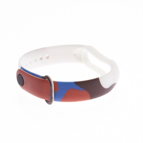 Strap Moro opaska do Xiaomi Mi Band 4 / Mi Band 3 silikonowy pasek bransoletka do zegarka wzór 8 Strap Moro opaska do Xiaomi Mi Band 4 / Mi Band 3 silikonowy pasek bransoletka do zegarka wzór 8