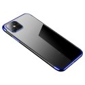 Clear Color case żelowy pokrowiec etui z metaliczną ramką iPhone 13 Pro niebieski Clear Color case żelowy pokrowiec etui z metaliczną ramką iPhone 13 Pro niebieski