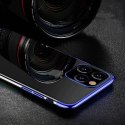 Clear Color case żelowy pokrowiec etui z metaliczną ramką iPhone 13 Pro niebieski Clear Color case żelowy pokrowiec etui z metaliczną ramką iPhone 13 Pro niebieski