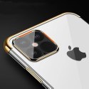 Clear Color case żelowy pokrowiec etui z metaliczną ramką iPhone 13 Pro niebieski Clear Color case żelowy pokrowiec etui z metaliczną ramką iPhone 13 Pro niebieski