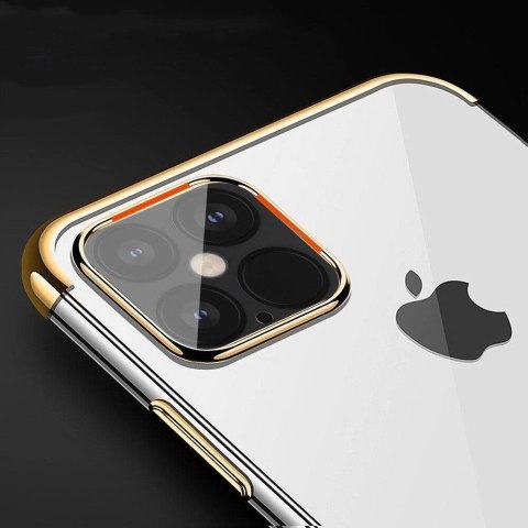 Clear Color case żelowy pokrowiec etui z metaliczną ramką iPhone 13 Pro niebieski Clear Color case żelowy pokrowiec etui z metaliczną ramką iPhone 13 Pro niebieski