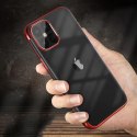 Clear Color case żelowy pokrowiec etui z metaliczną ramką iPhone 13 Pro niebieski Clear Color case żelowy pokrowiec etui z metaliczną ramką iPhone 13 Pro niebieski