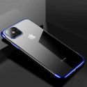 Clear Color case żelowy pokrowiec etui z metaliczną ramką iPhone 13 Pro niebieski Clear Color case żelowy pokrowiec etui z metaliczną ramką iPhone 13 Pro niebieski