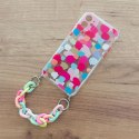 Color Chain Case żelowe elastyczne etui z łańcuchem łańcuszkiem zawieszką do Samsung Galaxy A12 wielokolorowy (2) Color Chain Case żelowe elastyczne etui z łańcuchem łańcuszkiem zawieszką do Samsung Galaxy A12 wielokolorowy (2)