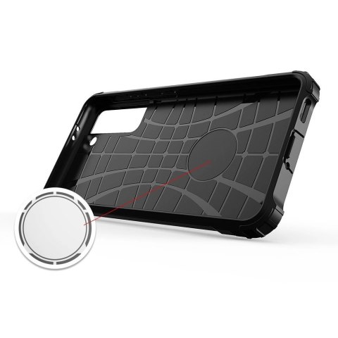 Hybrid Armor pancerne hybrydowe etui pokrowiec Samsung Galaxy S22+ (S22 Plus) czarny Hybrid Armor pancerne hybrydowe etui pokrowiec Samsung Galaxy S22+ (S22 Plus) czarny