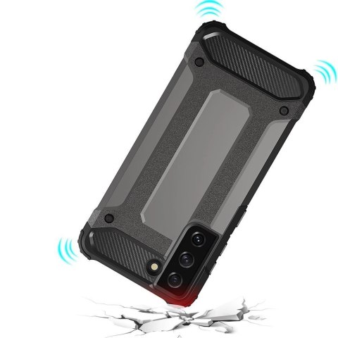 Hybrid Armor pancerne hybrydowe etui pokrowiec Samsung Galaxy S22+ (S22 Plus) czarny Hybrid Armor pancerne hybrydowe etui pokrowiec Samsung Galaxy S22+ (S22 Plus) czarny