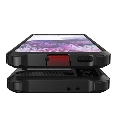 Hybrid Armor pancerne hybrydowe etui pokrowiec Samsung Galaxy S22 Ultra czarny Hybrid Armor pancerne hybrydowe etui pokrowiec Samsung Galaxy S22 Ultra czarny