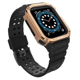 Protect Strap Band opaska z etui do Apple Watch 9 / 8 / 7 / 6 / 5 / 4 / 3 / 2 / SE / SE2 (41 / 40 / 38mm) obudowa pancerny pokro