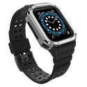 Protect Strap Band opaska z etui do Apple Watch 9 / 8 / 7 / 6 / 5 / 4 / 3 / 2 / SE / SE2 (41 / 40 / 38mm) obudowa pancerny pokro