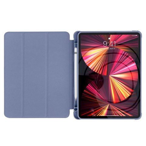 Stand Tablet Case etui Smart Cover pokrowiec na iPad mini 2021 z funkcja podstawki niebieski Stand Tablet Case etui Smart Cover pokrowiec na iPad mini 2021 z funkcja podstawki niebieski