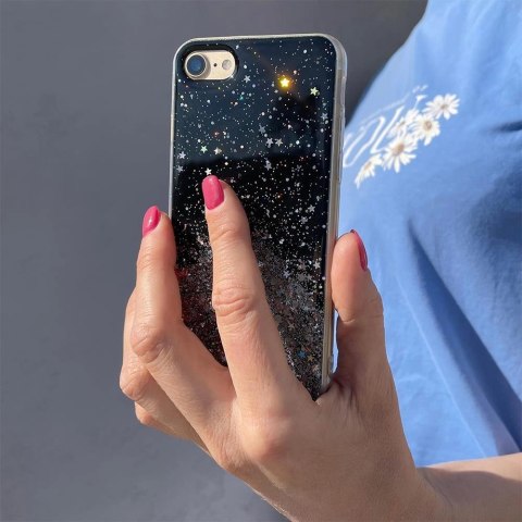 Star Glitter etui pokrowiec do iPhone 13 Pro błyszcząca brokatowa obudowa czarny Star Glitter etui pokrowiec do iPhone 13 Pro błyszcząca brokatowa obudowa czarny