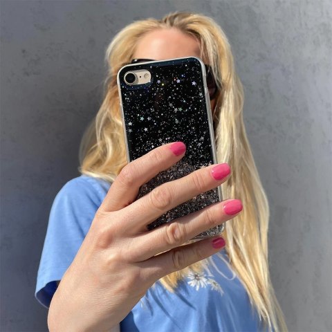 Star Glitter etui pokrowiec do iPhone 13 Pro błyszcząca brokatowa obudowa czarny Star Glitter etui pokrowiec do iPhone 13 Pro błyszcząca brokatowa obudowa czarny