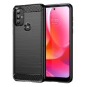 Carbon Case elastyczne etui pokrowiec Motorola Moto G Power 2022 czarny Carbon Case elastyczne etui pokrowiec Motorola Moto G Power 2022 czarny