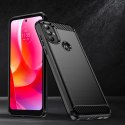 Carbon Case elastyczne etui pokrowiec Motorola Moto G Power 2022 czarny Carbon Case elastyczne etui pokrowiec Motorola Moto G Power 2022 czarny