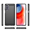 Carbon Case elastyczne etui pokrowiec Motorola Moto G Stylus 2022 czarny Carbon Case elastyczne etui pokrowiec Motorola Moto G Stylus 2022 czarny