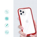Clear 3in1 etui do iPhone 11 Pro Max żelowy pokrowiec z ramką czerwony Clear 3in1 etui do iPhone 11 Pro Max żelowy pokrowiec z ramką czerwony
