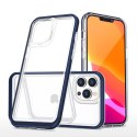 Clear 3in1 etui do iPhone 13 Pro żelowy pokrowiec z ramką niebieski Clear 3in1 etui do iPhone 13 Pro żelowy pokrowiec z ramką niebieski