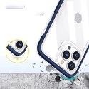 Clear 3in1 etui do iPhone 13 Pro żelowy pokrowiec z ramką niebieski Clear 3in1 etui do iPhone 13 Pro żelowy pokrowiec z ramką niebieski