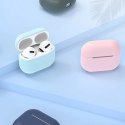 Etui do AirPods Pro silikonowy miękki pokrowiec na słuchawki niebieski (case C)