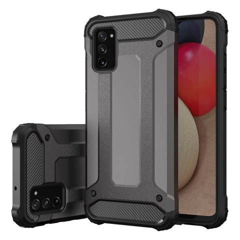Hybrid Armor pancerne hybrydowe etui pokrowiec Samsung Galaxy A03s czarny Hybrid Armor pancerne hybrydowe etui pokrowiec Samsung Galaxy A03s czarny