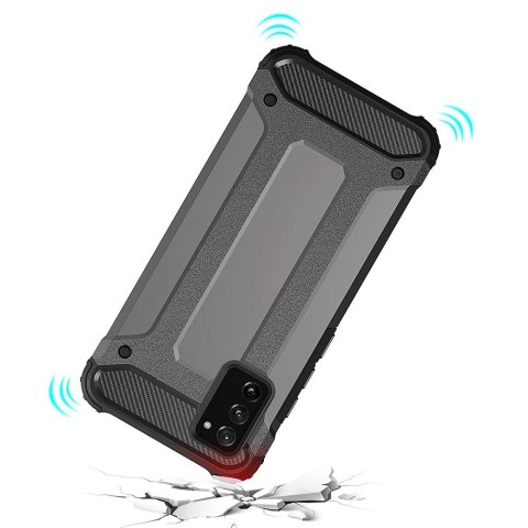 Hybrid Armor pancerne hybrydowe etui pokrowiec Samsung Galaxy A03s czarny Hybrid Armor pancerne hybrydowe etui pokrowiec Samsung Galaxy A03s czarny