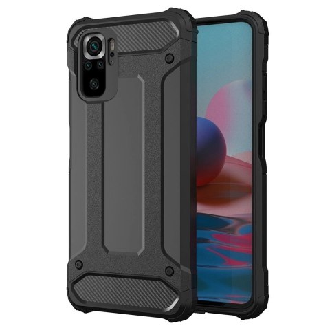 Hybrid Armor pancerne hybrydowe etui pokrowiec Xiaomi Poco M4 Pro 5G czarny Hybrid Armor pancerne hybrydowe etui pokrowiec Xiaomi Poco M4 Pro 5G czarny