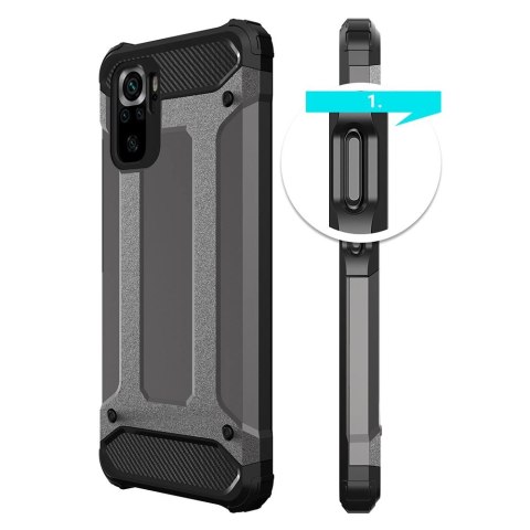 Hybrid Armor pancerne hybrydowe etui pokrowiec Xiaomi Redmi Note 11T 5G / Redmi Note 11S 5G / Poco M4 Pro 5G niebieski Hybrid Armor pancerne hybrydowe etui pokrowiec Xiaomi Redmi Note 11T 5G / Redmi Note 11S 5G / Poco M4 Pro 5G niebieski