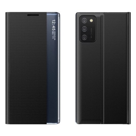New Sleep Case pokrowiec etui z klapką z funkcją podstawki Samsung Galaxy A03s (166,5) czarny New Sleep Case pokrowiec etui z klapką z funkcją podstawki Samsung Galaxy A03s (166,5) czarny