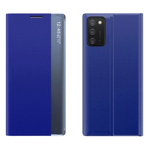 New Sleep Case pokrowiec etui z klapką z funkcją podstawki Samsung Galaxy A03s (166,5) niebieski New Sleep Case pokrowiec etui z klapką z funkcją podstawki Samsung Galaxy A03s (166,5) niebieski