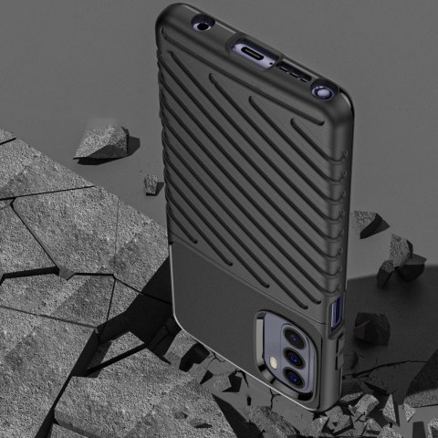 Thunder Case elastyczne pancerne etui pokrowiec Motorola Moto G Stylus 2022 czarny Thunder Case elastyczne pancerne etui pokrowiec Motorola Moto G Stylus 2022 czarny