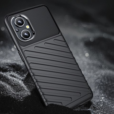Thunder Case elastyczne pancerne etui pokrowiec OnePlus Nord N20 5G czarny Thunder Case elastyczne pancerne etui pokrowiec OnePlus Nord N20 5G czarny