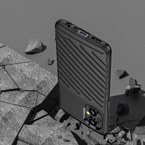 Thunder Case elastyczne pancerne etui pokrowiec OnePlus Nord N20 5G czarny Thunder Case elastyczne pancerne etui pokrowiec OnePlus Nord N20 5G czarny