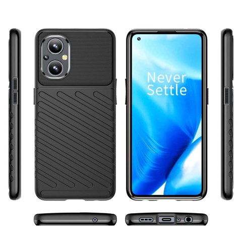 Thunder Case elastyczne pancerne etui pokrowiec OnePlus Nord N20 5G czarny Thunder Case elastyczne pancerne etui pokrowiec OnePlus Nord N20 5G czarny