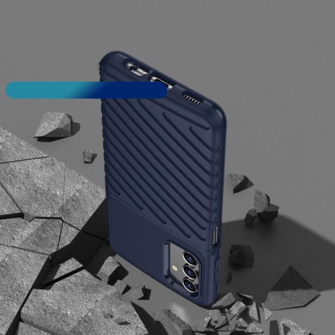 Thunder Case elastyczne pancerne etui pokrowiec Samsung Galaxy A13 5G niebieski Thunder Case elastyczne pancerne etui pokrowiec Samsung Galaxy A13 5G niebieski
