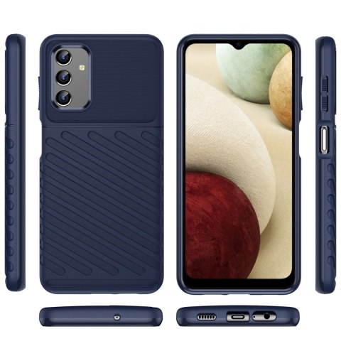 Thunder Case elastyczne pancerne etui pokrowiec Samsung Galaxy A13 5G niebieski Thunder Case elastyczne pancerne etui pokrowiec Samsung Galaxy A13 5G niebieski
